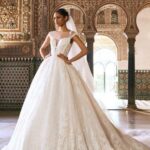 لباس عروس ساتن فرانسه